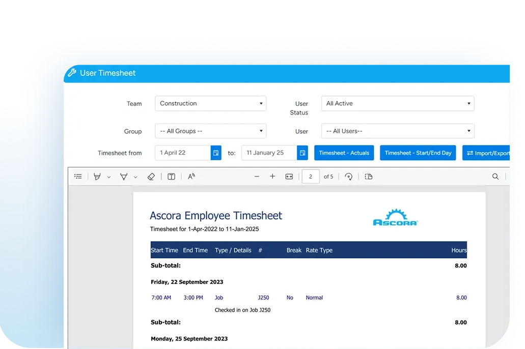 Trade-specific CRM