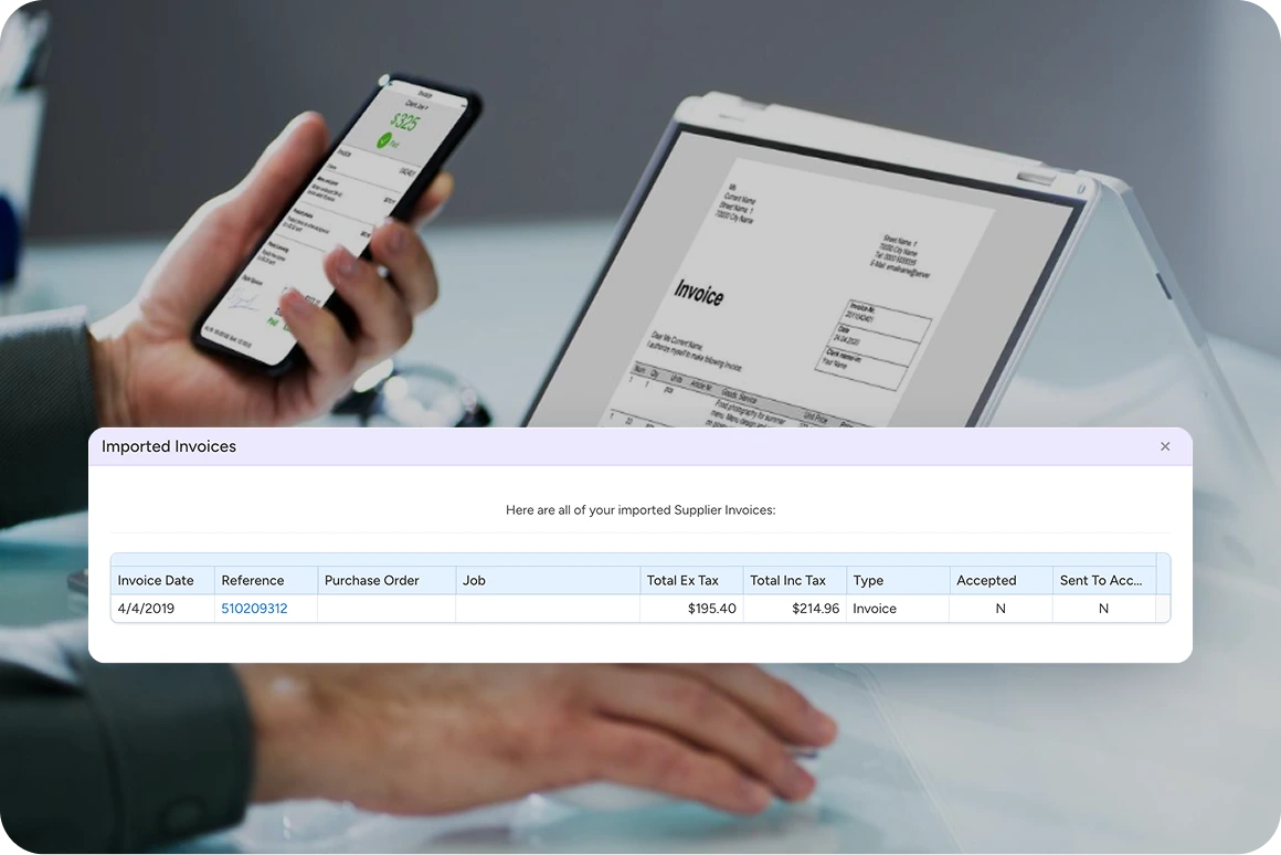 Ascora integrating with Xero on the portal