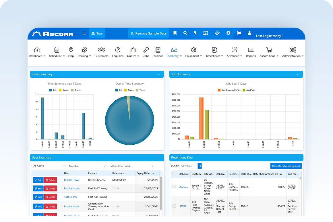 Ascora integrating with Xero