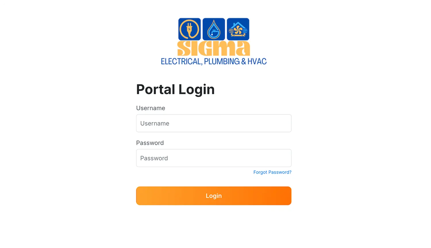 Tablet showing Accounts Integration