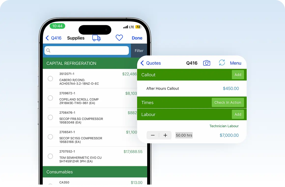 Ascora integrating with Xero on the portal