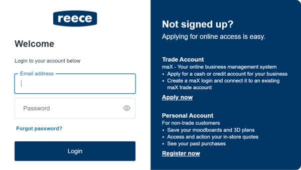 Connect your Reece maX account and Ascora for automated price updates