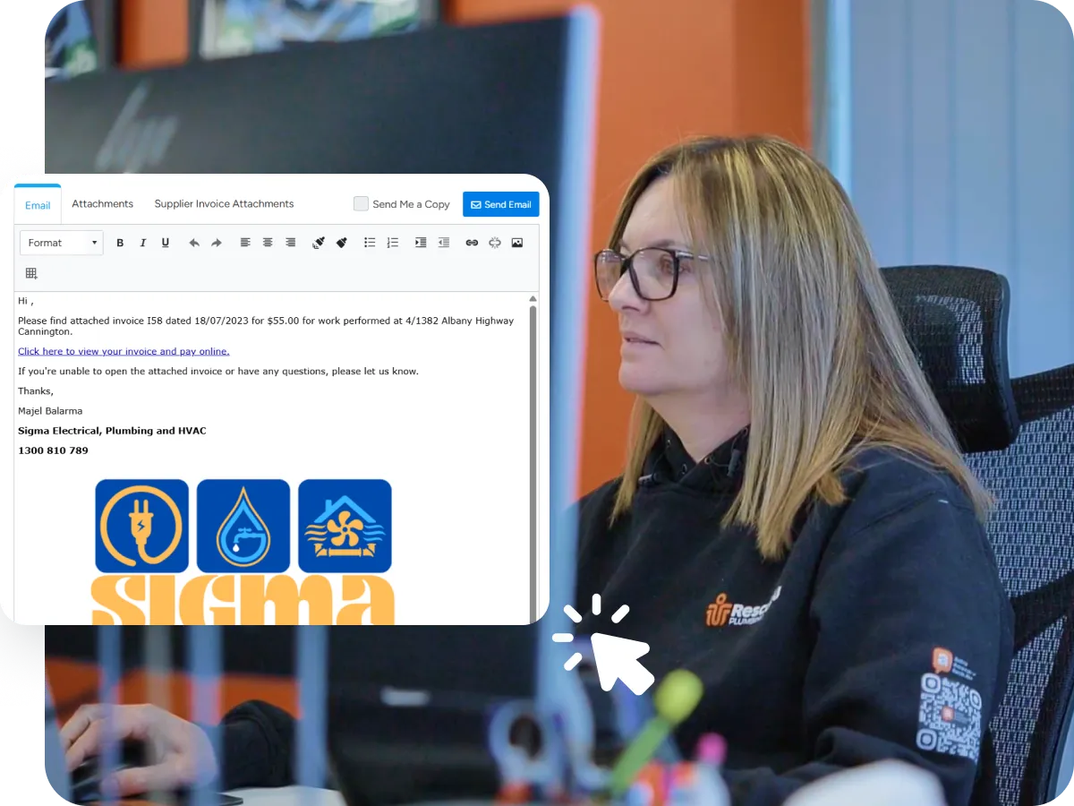 Invoice from any device in Ascora
